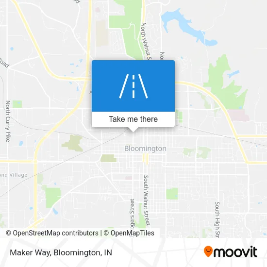 Maker Way map