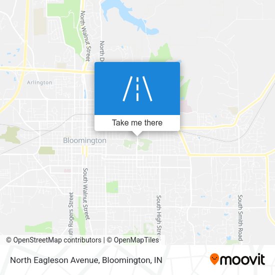 Mapa de North Eagleson Avenue