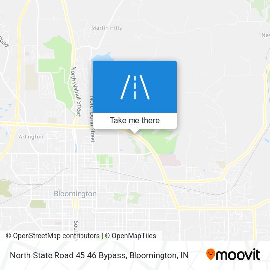 Mapa de North State Road 45 46 Bypass