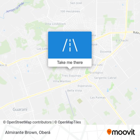 Mapa de Almirante Brown