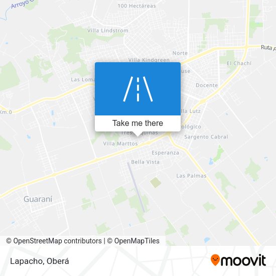Mapa de Lapacho
