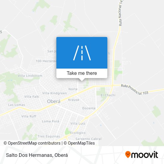 Salto Dos Hermanas map