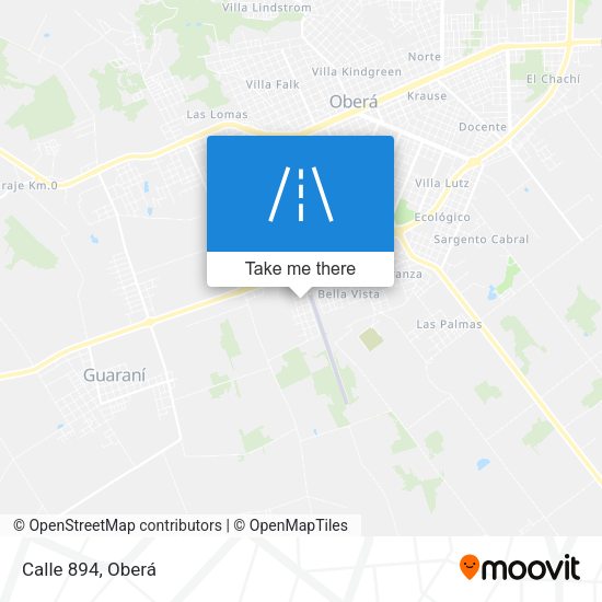 Mapa de Calle 894