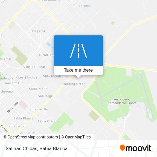 Mapa de Salinas Chicas