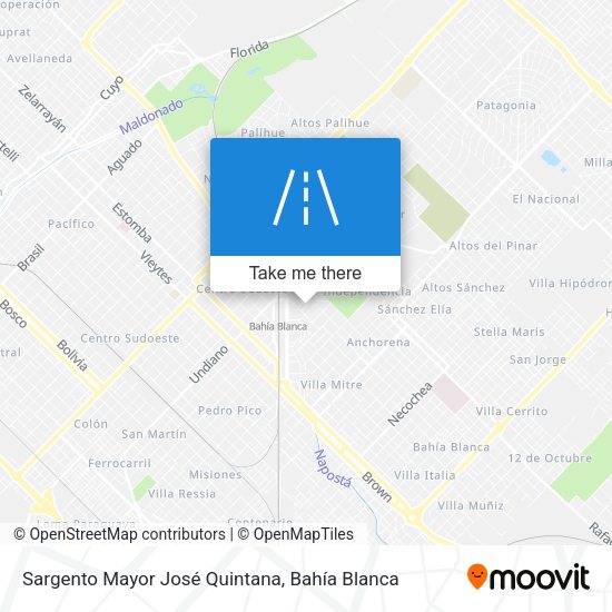 Sargento Mayor José Quintana map