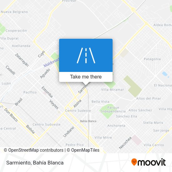 Mapa de Sarmiento