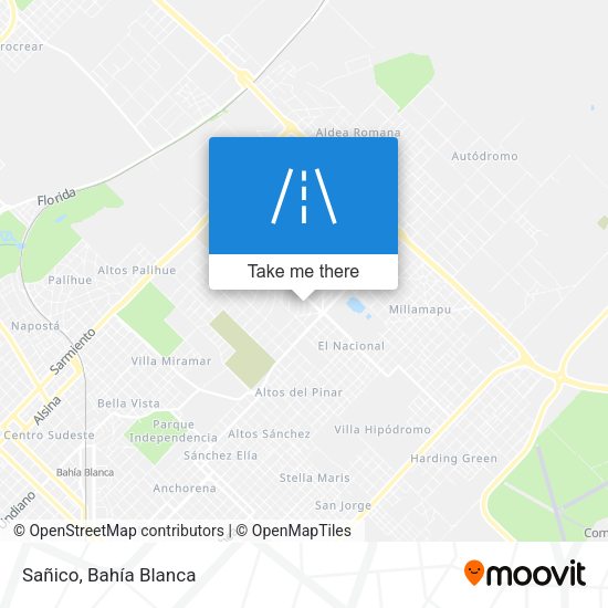 Mapa de Sañico