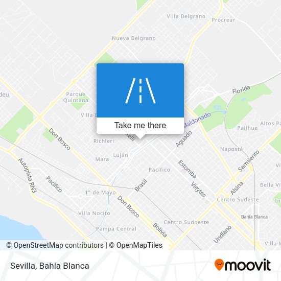 Mapa de Sevilla
