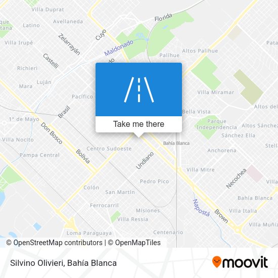 Mapa de Silvino Olivieri