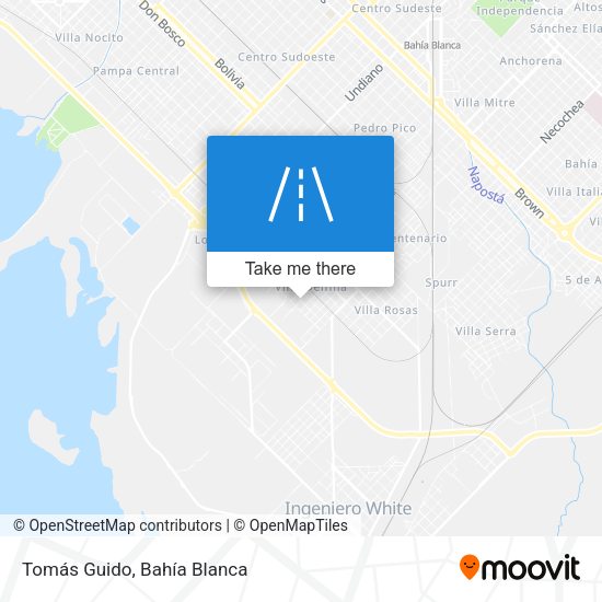 Tomás Guido map