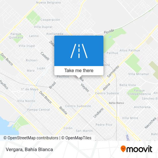 Mapa de Vergara