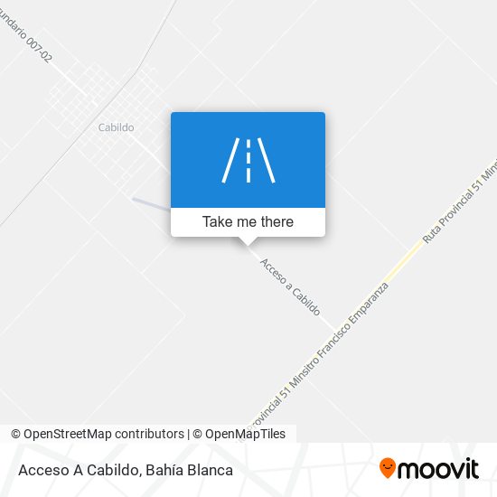 Acceso A Cabildo map