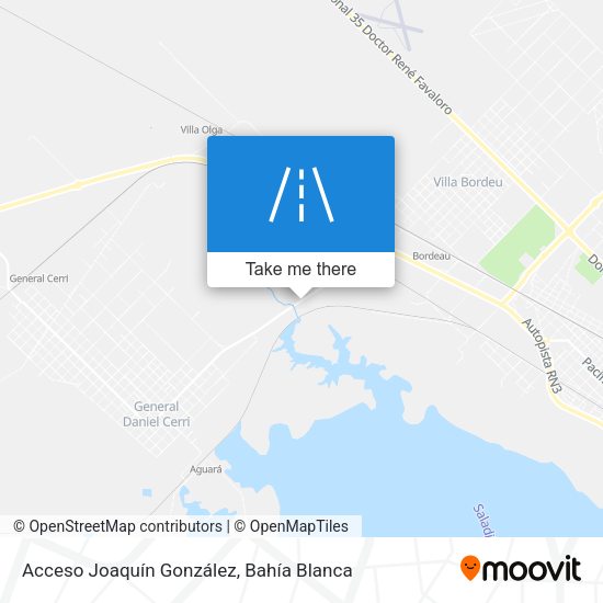 Mapa de Acceso Joaquín González