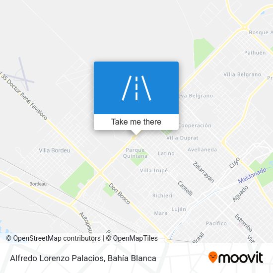 Mapa de Alfredo Lorenzo Palacios