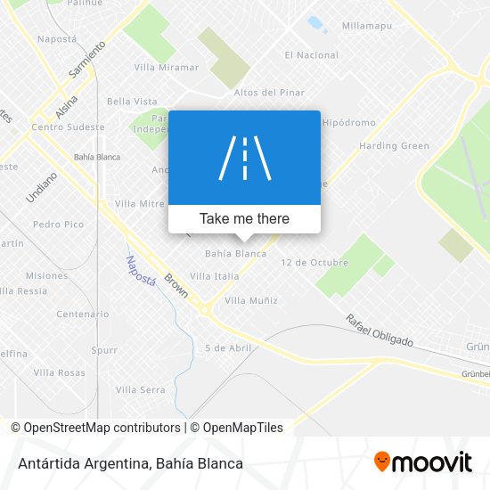 Antártida Argentina map