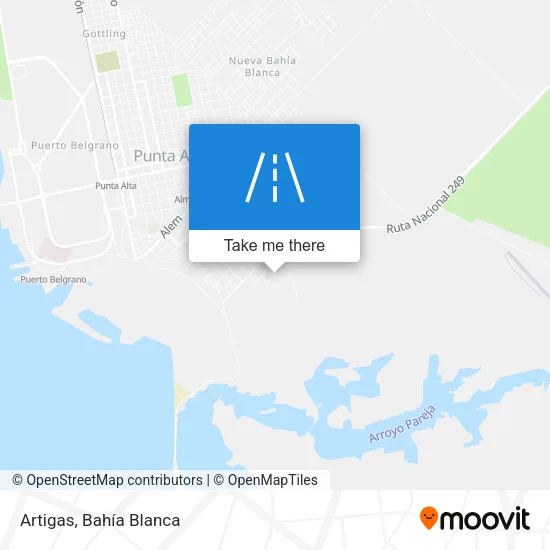 Mapa de Artigas