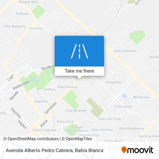 Avenida Alberto Pedro Cabrera map