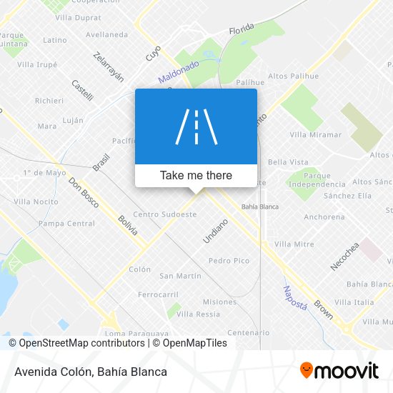 Avenida Colón map