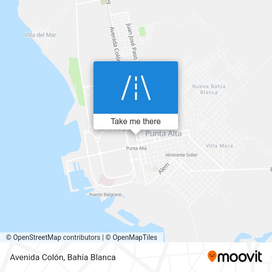 Mapa de Avenida Colón