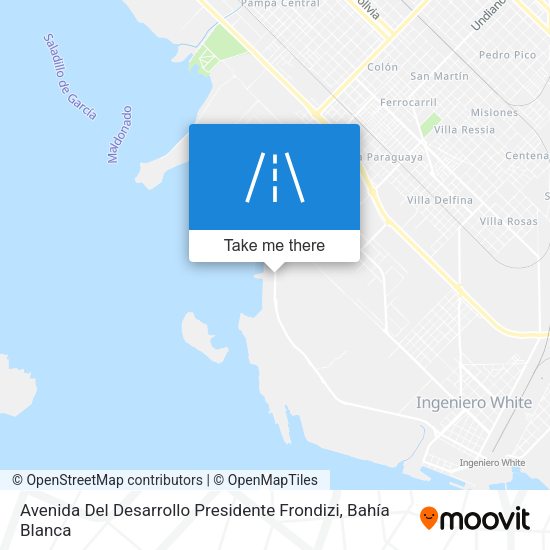 Avenida Del Desarrollo Presidente Frondizi map