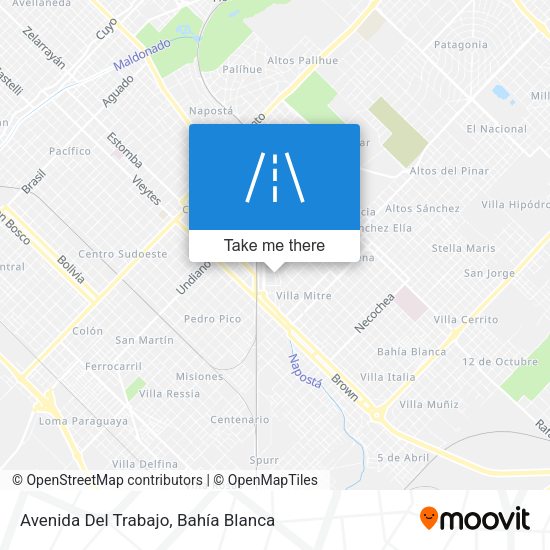 Avenida Del Trabajo map