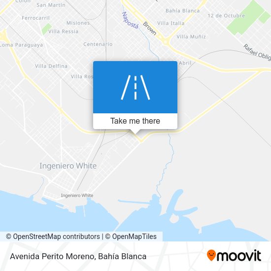 Mapa de Avenida Perito Moreno