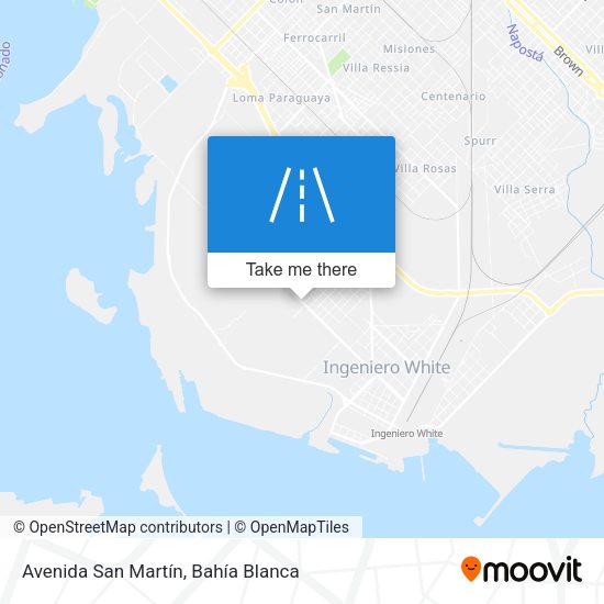 Avenida San Martín map