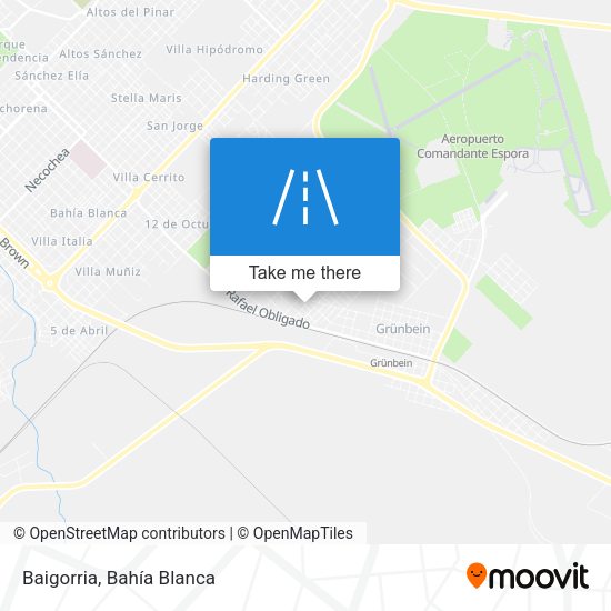 Mapa de Baigorria