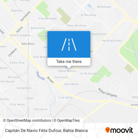 Capitán De Navío Félix Dufour map
