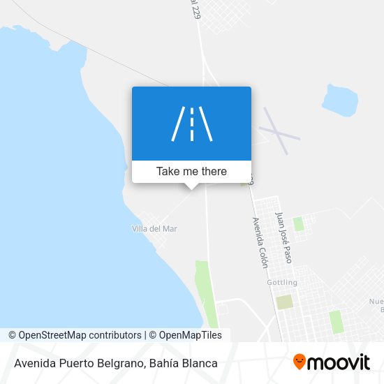 Avenida Puerto Belgrano map