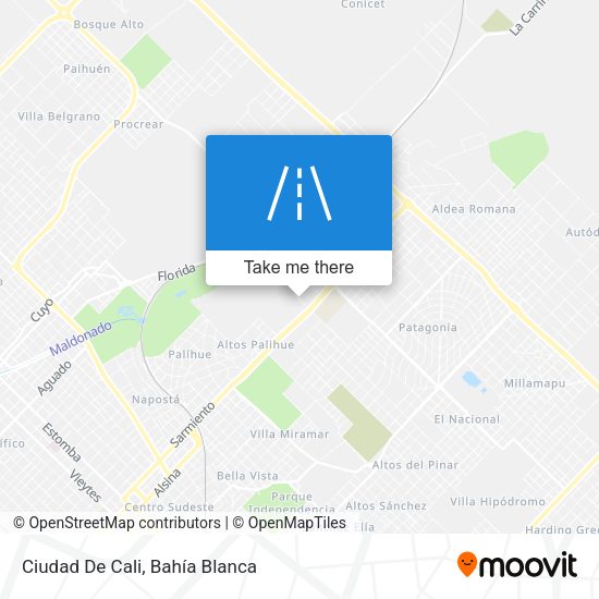 Ciudad De Cali map