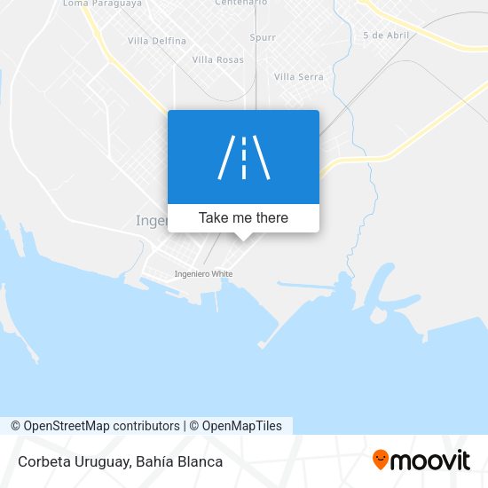 Mapa de Corbeta Uruguay