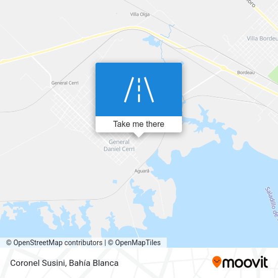 Coronel Susini map