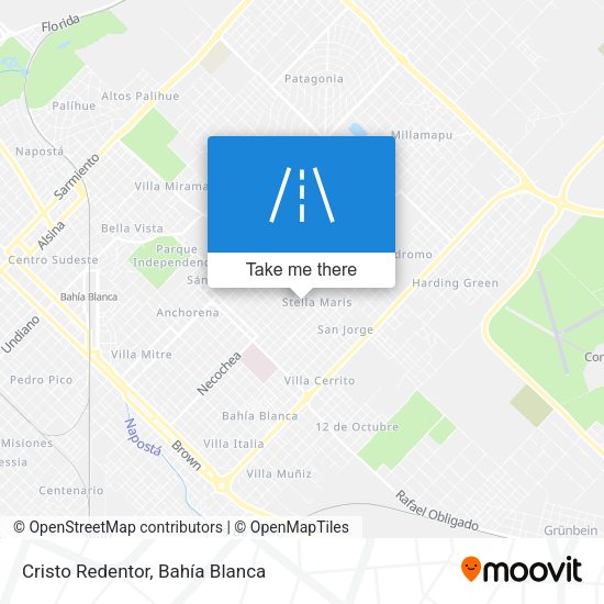 Cristo Redentor map