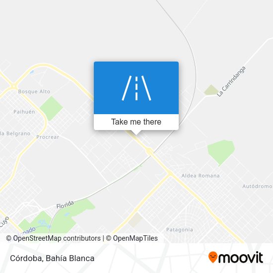 Córdoba map