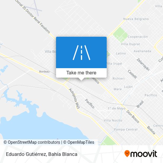 Mapa de Eduardo Gutiérrez