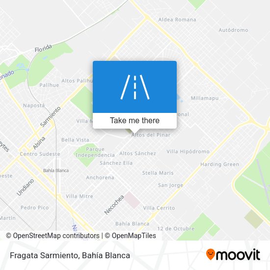 Fragata Sarmiento map