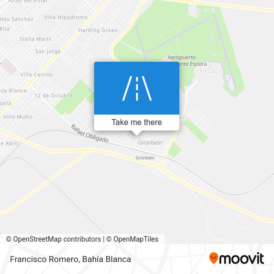 Francisco Romero map