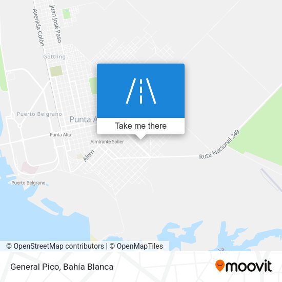 Mapa de General Pico