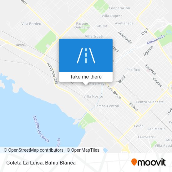Goleta La Luisa map