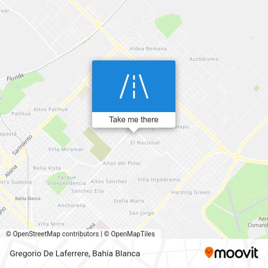Gregorio De Laferrere map