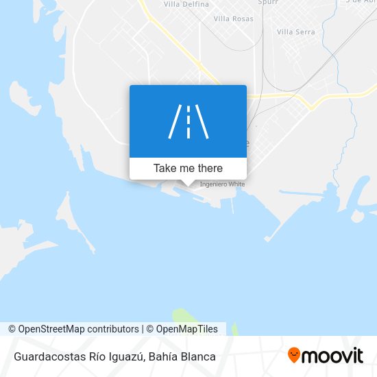 Guardacostas Río Iguazú map