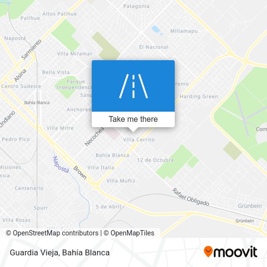 Guardia Vieja map