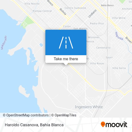 Haroldo Casanova map