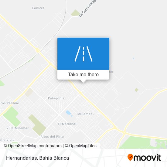 Hernandarias map