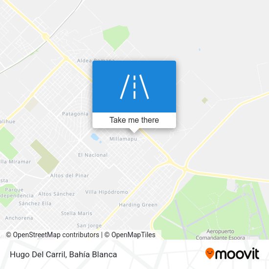 Hugo Del Carril map