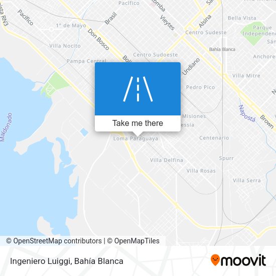 Ingeniero Luiggi map