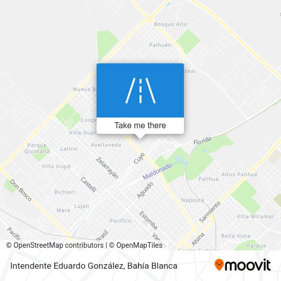 Intendente Eduardo González map