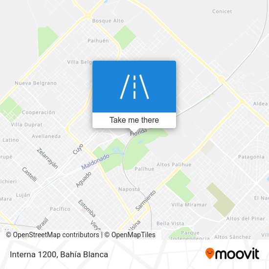 Interna 1200 map
