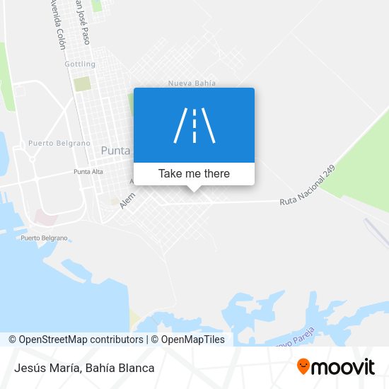 Jesús María map